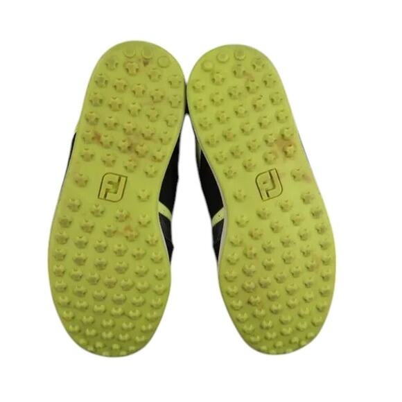 Footjoy Shoes Men 9 Golf Athletic Casual Lifestyle Leather Sneaker Contour Black